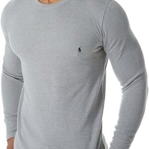 Polo Ralph Lauren Light Gray Long Sleeve Tee
